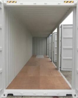 Contenedor de acceso lateral completo Blanco 40 pies