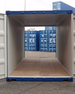 Contenedor marítimo usado de doble puerta de 40 pies (12 metros).