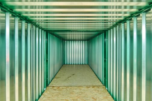 CONTENITORE PIATTO DA 6 M X 2,1 M CON COLLEGAMENTI TERMINALI (VERNICIATO A POLVERE) - immagine 2