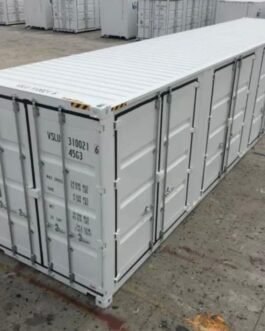 Contenedor de acceso lateral completo Blanco 40 pies