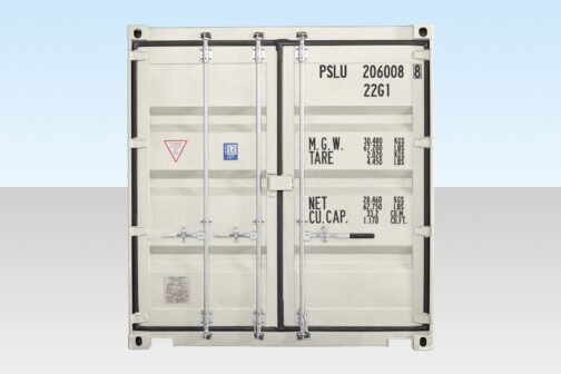 CONTENEDOR MARÍTIMO DE 20 PIES (UN VIAJE) BLANCO (RAL 9003) - immagine 2