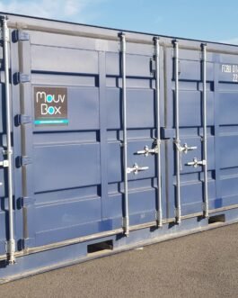 Contenedor BOX montado 20′ Open-Side