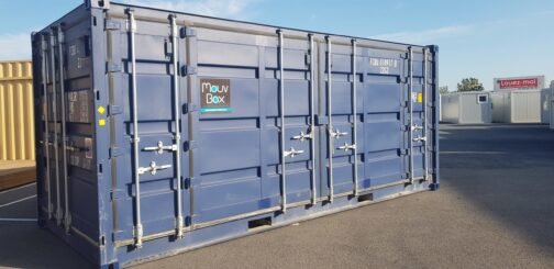 Contenedor BOX montado 20′ Open-Side - immagine 2