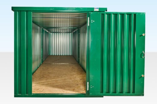 CONTENITORE PIATTO DA 6 M X 2,1 M CON COLLEGAMENTI TERMINALI (VERNICIATO A POLVERE) - immagine 4