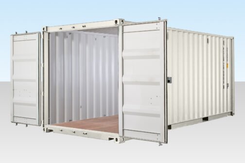 CONTENEDOR MARÍTIMO DE 20 PIES (UN VIAJE) BLANCO (RAL 9003) - immagine 4