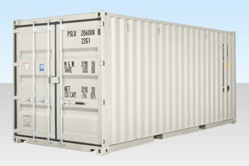 CONTENEDOR MARÍTIMO DE 20 PIES (UN VIAJE) BLANCO (RAL 9003) - immagine 5