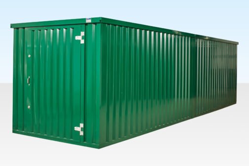 CONTENITORE PIATTO DA 6 M X 2,1 M CON COLLEGAMENTI TERMINALI (VERNICIATO A POLVERE) - immagine 5