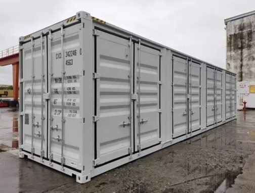 Contenedor de Acceso Lateral Completo 40 Pies de Altura Blanco - immagine 6