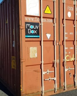 Contenedor marítimo de 40′ DRY clase A