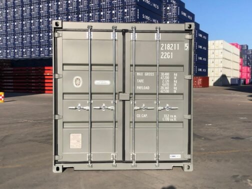 Nuevo contenedor One Way de 20 pies utilizado en RAL7005.