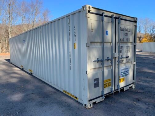Nuovo contenedor de envío/stoccaggio de 40' doppia porta - estanco al viento y al agua - BEIGE - 40' x 8' x 8,5' de altura. - Image 28