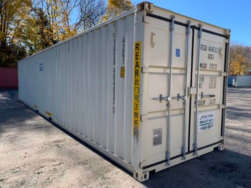Nuovo contenedor de envío/stoccaggio de 40' doppia porta - estanco al viento y al agua - BEIGE - 40' x 8' x 8,5' de altura. - Image 24