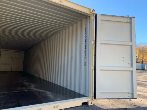 Nuovo contenedor de envío/stoccaggio de 40' doppia porta - estanco al viento y al agua - BEIGE - 40' x 8' x 8,5' de altura. - Image 20