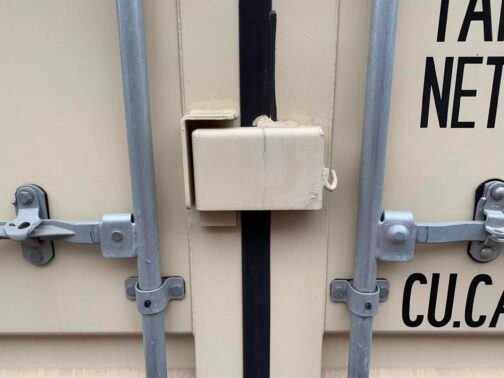 Nuevo contenedor de envío/almacenamiento de 40 pies Standar doble puerta - estanco al viento y al agua - BEIGE 40′ x 8′ x 8.5′ alto - immagine 32