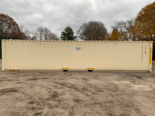 Nuevo contenedor de envío/almacenamiento de 40 pies Standar doble puerta - estanco al viento y al agua - BEIGE 40′ x 8′ x 8.5′ alto - immagine 24