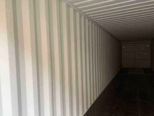 Nuevo contenedor de envío/almacenamiento de 40 pies Standar doble puerta - estanco al viento y al agua - BEIGE 40′ x 8′ x 8.5′ alto - immagine 15