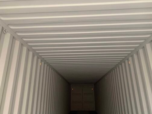 Nuevo contenedor de envío/almacenamiento de 40 pies Standar doble puerta - estanco al viento y al agua - BEIGE 40′ x 8′ x 8.5′ alto - immagine 13