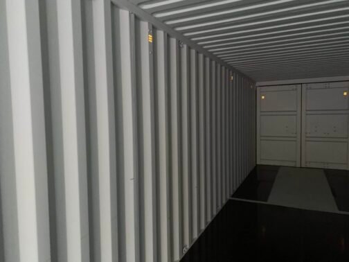 Nuevo contenedor de envío/almacenamiento de 40 pies Standar doble puerta - estanco al viento y al agua - BEIGE 40′ x 8′ x 8.5′ alto - immagine 10