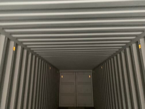 Nuevo contenedor de envío/almacenamiento de 40 pies Standar doble puerta - estanco al viento y al agua - BEIGE 40′ x 8′ x 8.5′ alto - immagine 8