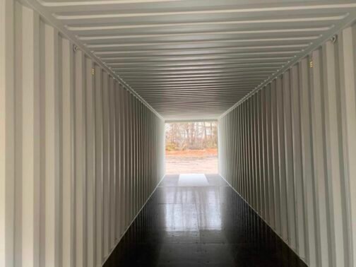 Nuevo contenedor de envío/almacenamiento de 40 pies Standar doble puerta - estanco al viento y al agua - BEIGE 40′ x 8′ x 8.5′ alto - immagine 5