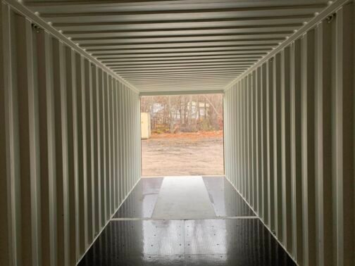 Nuevo contenedor de envío/almacenamiento de 40 pies Standar doble puerta - estanco al viento y al agua - BEIGE 40′ x 8′ x 8.5′ alto - immagine 4