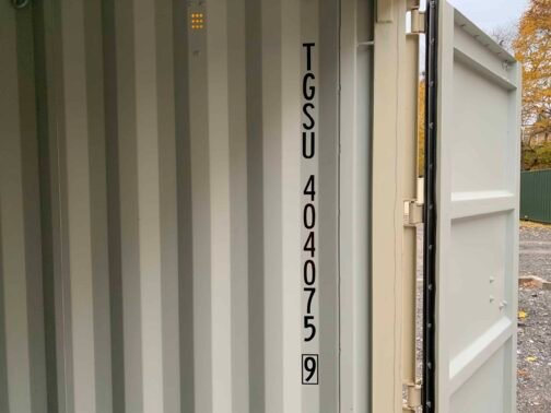 Nuevo contenedor de envío/almacenamiento de 40 pies Standar doble puerta - estanco al viento y al agua - BEIGE 40′ x 8′ x 8.5′ alto - immagine 3