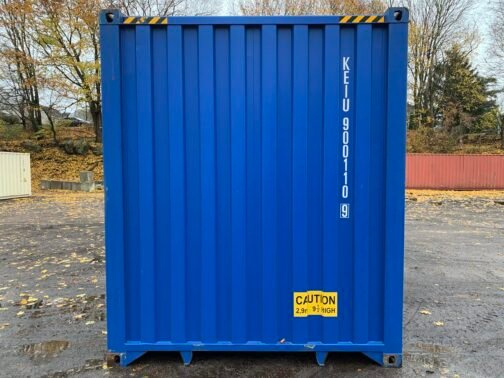 Nuevo contenedor de envío y almacenamiento estándar de 40′ - estanco al viento y al agua - AZUL 40′ x 8′ x 8,5′ de alto - - immagine 12
