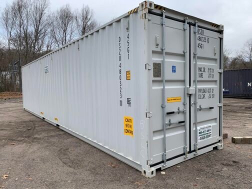 Nuevo contenedor estándar de transporte y almacenamiento de 40 pies - estanco al viento y al agua - 40′ gris - immagine 33