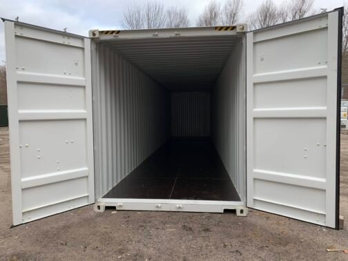 Nuevo contenedor estándar de transporte y almacenamiento de 40 pies - estanco al viento y al agua - 40′ gris - immagine 19