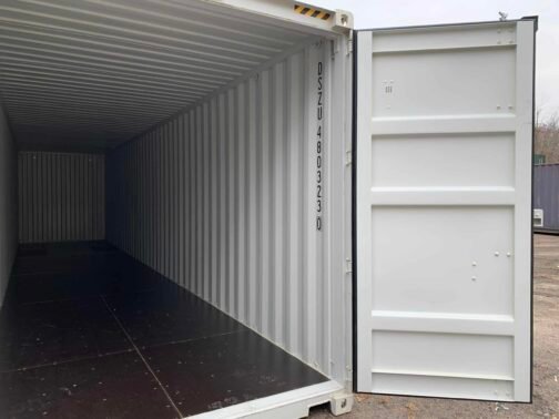 Nuevo contenedor estándar de transporte y almacenamiento de 40 pies - estanco al viento y al agua - 40′ gris - immagine 16