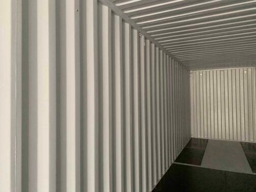 Nuevo contenedor estándar de transporte y almacenamiento de 40 pies - estanco al viento y al agua - 40′ gris - immagine 7