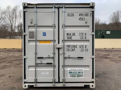 Nuevo contenedor de envío/almacenamiento de 40 pies Standar doble puerta - estanco al viento y al agua - GRIS 40′ x 8′ x 8,5′ de altura - immagine 34