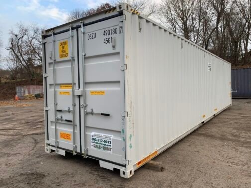 Nuevo contenedor de envío/almacenamiento de 40 pies Standar doble puerta - estanco al viento y al agua - GRIS 40′ x 8′ x 8,5′ de altura - immagine 24