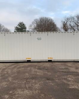 Nuevo contenedor de envío/almacenamiento de 40 pies Standar doble puerta – estanco al viento y al agua – GRIS 40′ x 8′ x 8,5′ de altura