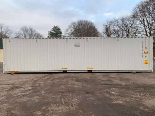 Nuevo contenedor de envío/almacenamiento de 40 pies Standar doble puerta - estanco al viento y al agua - GRIS 40′ x 8′ x 8,5′ de altura