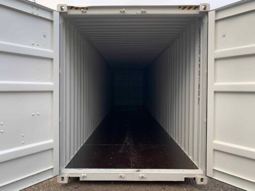 Nuevo contenedor de envío/almacenamiento de 40 pies Standar doble puerta - estanco al viento y al agua - GRIS 40′ x 8′ x 8,5′ de altura - immagine 20