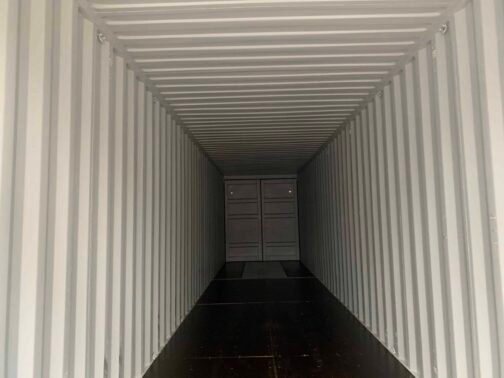 Nuevo contenedor de envío/almacenamiento de 40 pies Standar doble puerta - estanco al viento y al agua - GRIS 40′ x 8′ x 8,5′ de altura - immagine 15