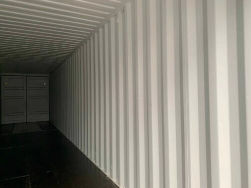 Nuevo contenedor de envío/almacenamiento de 40 pies Standar doble puerta - estanco al viento y al agua - GRIS 40′ x 8′ x 8,5′ de altura - immagine 13