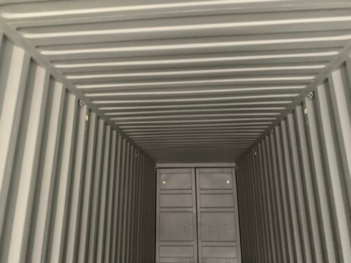 Nuevo contenedor de envío/almacenamiento de 40 pies Standar doble puerta - estanco al viento y al agua - GRIS 40′ x 8′ x 8,5′ de altura - immagine 7