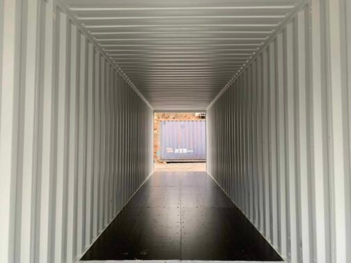 Nuevo contenedor de envío/almacenamiento de 40 pies Standar doble puerta - estanco al viento y al agua - GRIS 40′ x 8′ x 8,5′ de altura - immagine 4