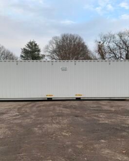 Nuevo contenedor de envío/almacenamiento de 40 pies Standar doble puerta – estanco al viento y al agua – GRIS 40′ x 8′ x 8,5′ de altura