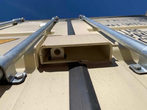 Nuevo contenedor de envío y almacenamiento estándar de 40′ - estanco al viento y al agua - BEIGE 40′ x 8′ x 8,5′ alto - - immagine 30