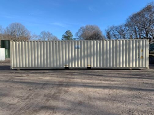 Nuevo contenedor de envío y almacenamiento estándar de 40′ - estanco al viento y al agua - BEIGE 40′ x 8′ x 8,5′ alto - - immagine 20