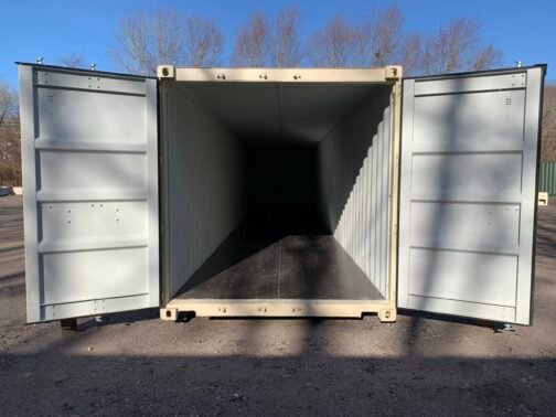 Nuevo contenedor de envío y almacenamiento estándar de 40′ - estanco al viento y al agua - BEIGE 40′ x 8′ x 8,5′ alto - - immagine 19