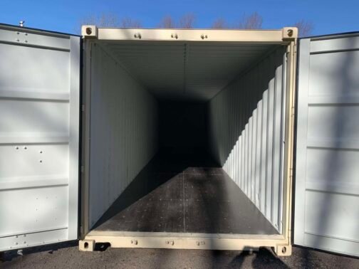 Nuevo contenedor de envío y almacenamiento estándar de 40′ - estanco al viento y al agua - BEIGE 40′ x 8′ x 8,5′ alto - - immagine 18
