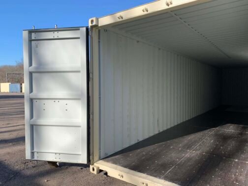 Nuevo contenedor de envío y almacenamiento estándar de 40′ - estanco al viento y al agua - BEIGE 40′ x 8′ x 8,5′ alto - - immagine 17