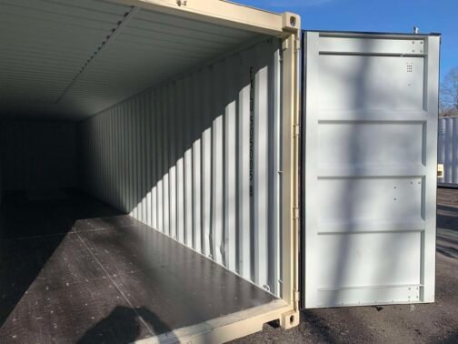 Nuevo contenedor de envío y almacenamiento estándar de 40′ - estanco al viento y al agua - BEIGE 40′ x 8′ x 8,5′ alto - - immagine 16