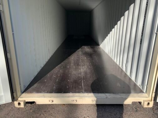 Nuevo contenedor de envío y almacenamiento estándar de 40′ - estanco al viento y al agua - BEIGE 40′ x 8′ x 8,5′ alto - - immagine 14