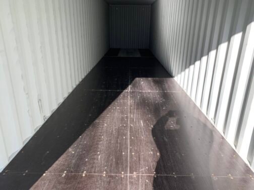 Nuevo contenedor de envío y almacenamiento estándar de 40′ - estanco al viento y al agua - BEIGE 40′ x 8′ x 8,5′ alto - - immagine 9