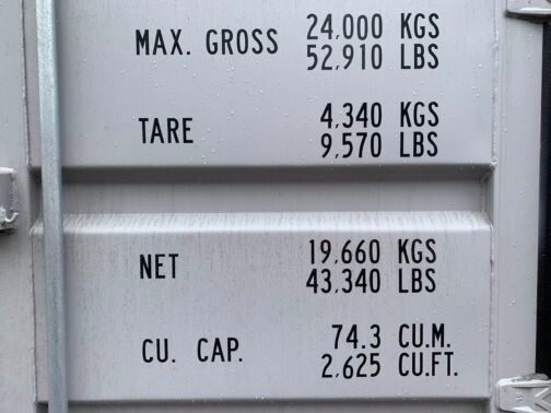 Nuovo container standard da 40 piedi per la spedizione e lo stoccaggio  - grigio - immagine 32